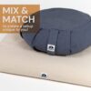 Zafu Meditation Cushion - Eclipse line - Removable Cover and Buckwheat Fill - Image 9