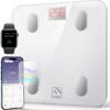 FITINDEX Smart Scale for Body Weight, Bluetooth Body Fat Scale with BMI, Muscle Mass, Body Composition, Digital Bathroom Scale, 400lb - FSA HSA Eligible, White - Image 2