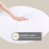 Codi Round Floor Pillow Insert, Large Thick Meditation Cushion, 32 Inch Circular Seating Cushions, Memory Foam Added, Advanced - Image 4