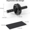 Abdominal Wheel, Ab Roller for Abdominal Exercise Machine, Abs Workout Equipment, Core Strengthening Trainer Fitness Belly Training, Entrainement maison equipement. accessories gym stuff - Image 7