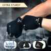 ATERCEL Workout Gloves for Men and Women, Exercise Gloves for Weight Lifting, Cycling, Gym, Training, Breathable and Snug fit - Image 5