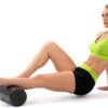 ProsourceFit High Density Foam Rollers 12 - inches long, Firm Full Body Athletic Massage Tool for Back Stretching, Yoga, Pilates, Post Workout Muscle Recuperation, Black - Image 5