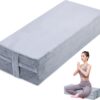 Yoga Bolster Pillow for Meditation and Support，Rectangular Meditation Pillow for Restorative Yoga，26.5"X9.5" X6" - Image 2