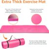 Amazon Basics 1/2 Inch Extra Thick Exercise Yoga Mat with Carrying Strap - Image 5