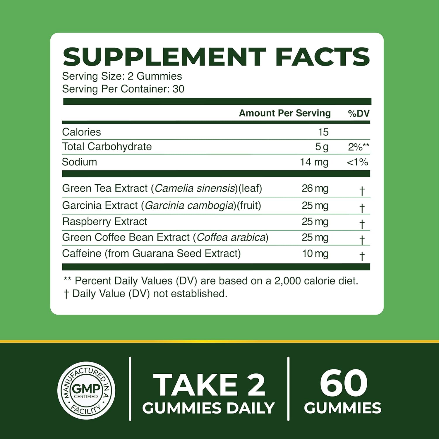 Nobi Nutrition Green Tea Fat Burner Gummies for Weight Loss | Metabolism Boost & Appetite Suppressant with Green Coffee Bean and Garcinia Cambogia | Pills to Burn Belly Fat for Women & Men - Image 8