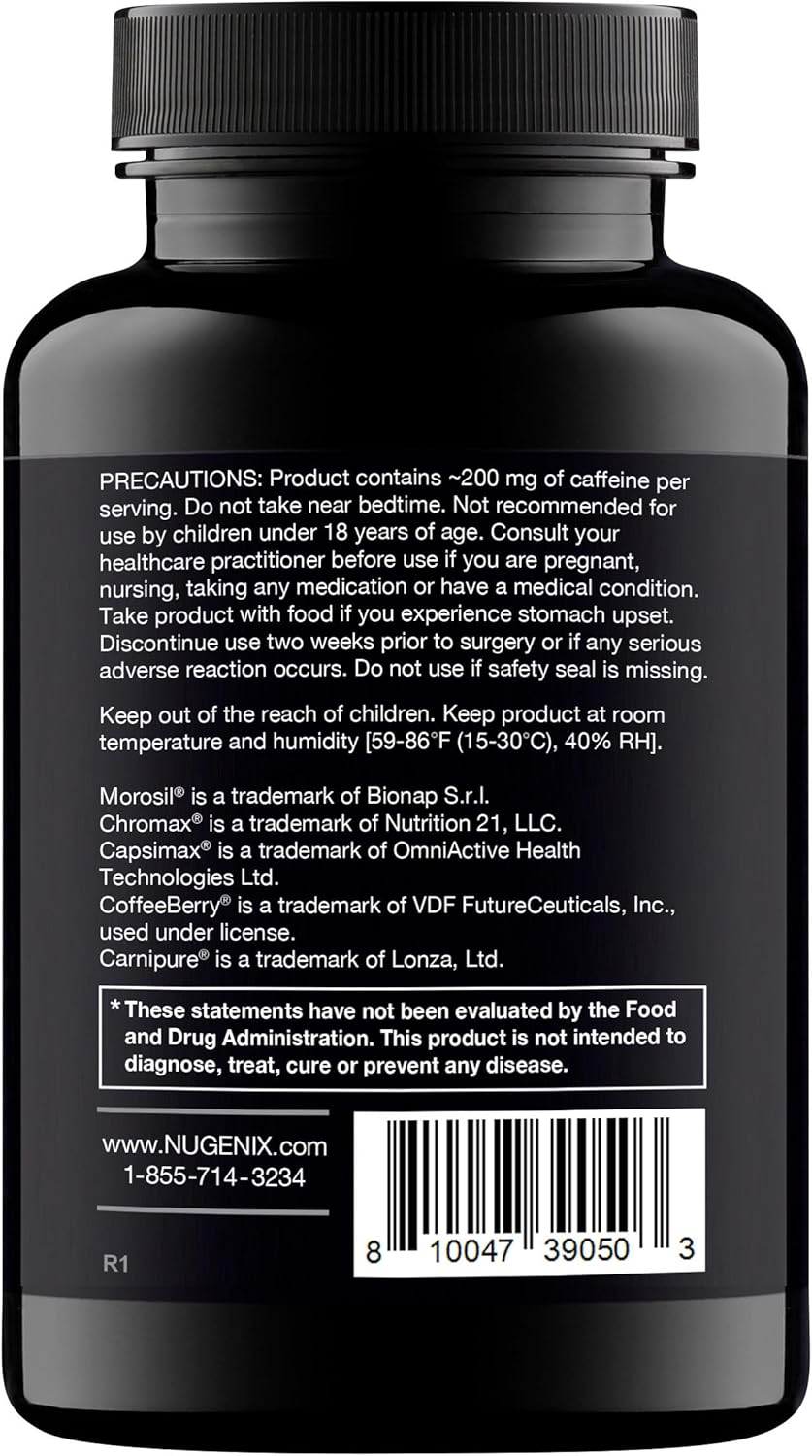 Nugenix Thermo - Thermogenic Fat Burner Supplement Pills for Men, Extreme Metabolic Accelerator, 42 Count - Image 5
