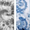 Treela 2 Pcs Yoga Towel, Non Slip Hot Yoga Mat 73'' x 25'' Soft Sweat Absorbent Blanket Workout Towel for Gym Pilates(Black and Blue) - Image 4