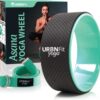 URBNFit Yoga Wheel - 12-Inch Roller Designed for Stretching & Flexibility to Help Back Aches & Tension - Made w/Durable Materials & Soft Foam Padding, Yoga Strap Included - Image 2