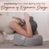 Gayo Meditation Cushion and Floor Pillow. Ideal for Meditation Pillow, Yoga, & Floor Sitting - Premium Buckwheat Supportive Round Cushion with Changeable Cover. Versatile & Stylish - 16" in - Image 4