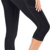 IUGA High Waisted Yoga Pants for Women with Pockets Capri Leggings for Women Workout Leggings for Women Yoga Capris - Image 2