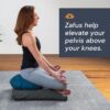 Zafu Meditation Cushion - Eclipse line - Removable Cover and Buckwheat Fill - Image 4