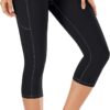 IUGA High Waisted Yoga Pants for Women with Pockets Capri Leggings for Women Workout Leggings for Women Yoga Capris - Image 4