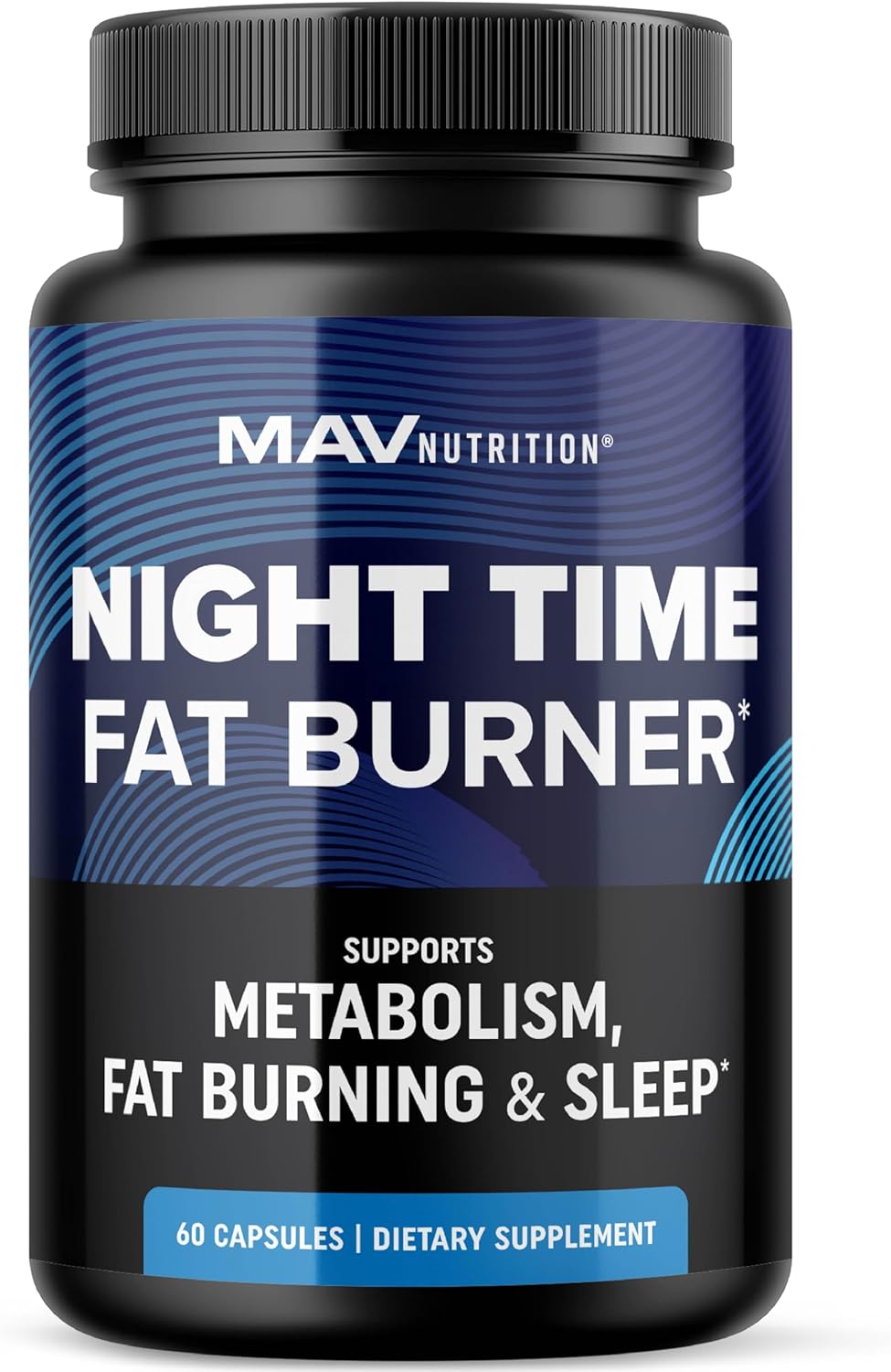 Night Time Fat Burner for Weight Loss Support & Sleep Aid | Appetite Suppressant, Carb Blocker, Overnight Metabolism Booster for Stomach Fat Burner & Night Shred with Melatonin | Non-GMO, Vegan 60ct - Image 2
