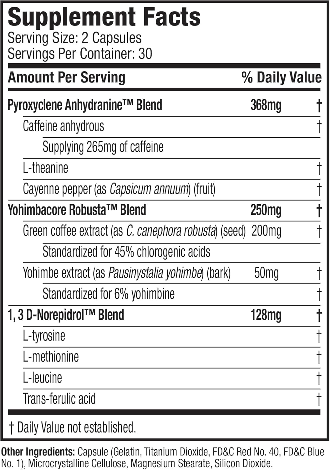Hydroxycut Hardcore - 60 Rapid-Release Capsules - Thermogenic Calorie Burn, Extreme Energy + Focus, Maximum Intensity - for Women & Men - Image 3
