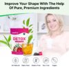 Detox Tea - Slimming Tea with Dandelion and Ginseng to Support Goals for Detox Cleanse, Flat Belly, Bloating, Healthy Weight and Digestive Health - Women & Men - Peach Flavor (28 Servings) - Image 4