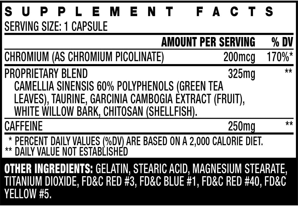 Stacker 3 Metabolizing Fat Burner with Chitosan, Capsules, 100Count Bottle - Image 4