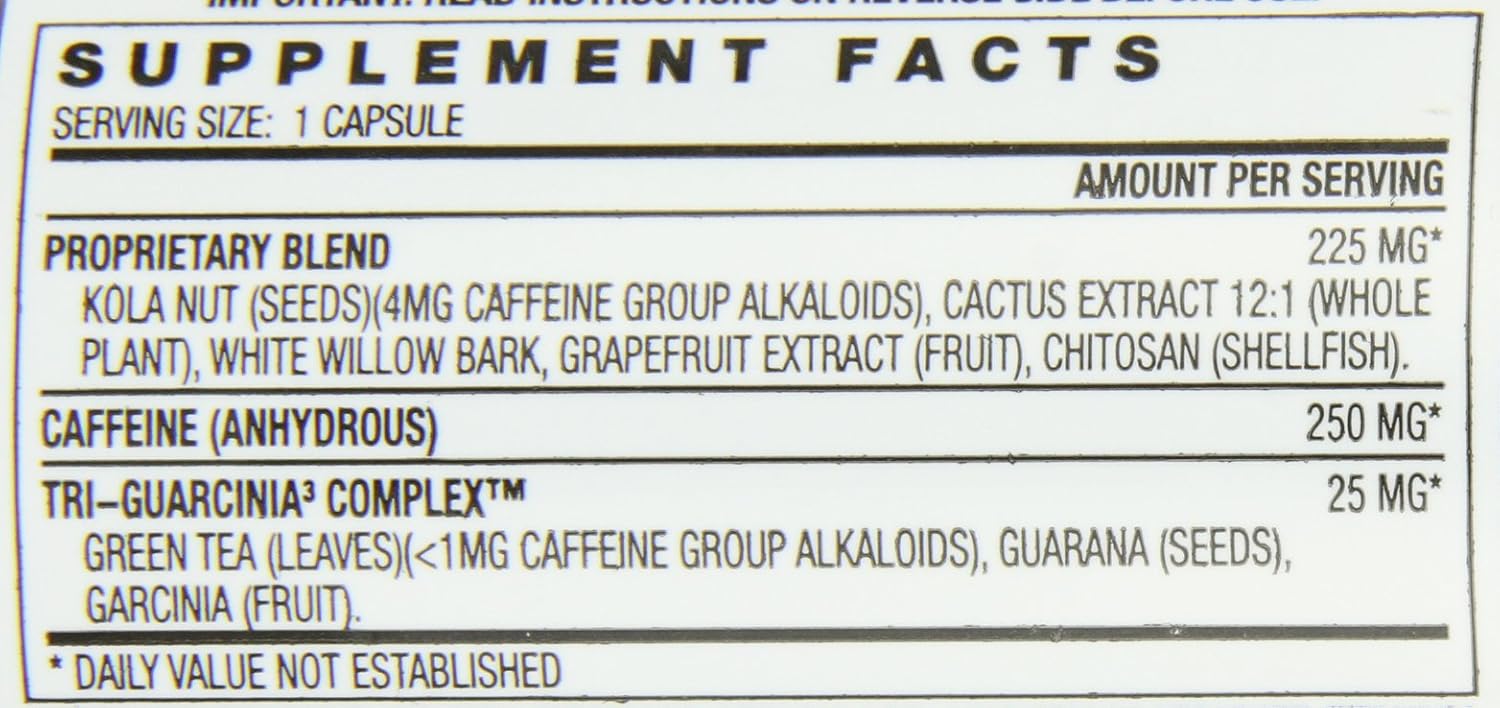 Stacker 3 Metabolizing Fat Burner with Chitosan, Capsules, 100Count Bottle - Image 9