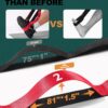 Trideer Stretching Strap for Physical Therapy, Non-Elastic Yoga Strap with 10 Loops, Durable Nylon Stretch Bands for Exercise, Pilates, Gymnastics, Leg Stretcher with Training Manual and Poster - Image 4