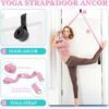 Yoga Wheel Set, Yoga Wheel For Back Pain & Stretching, Yoga Blocks 2 Pack With Strap, Deep Tissue Relief Massage Back Foam Roller Wheel Cracker, Exercise Balls Physical Therapy, Yoga Ball - Image 5