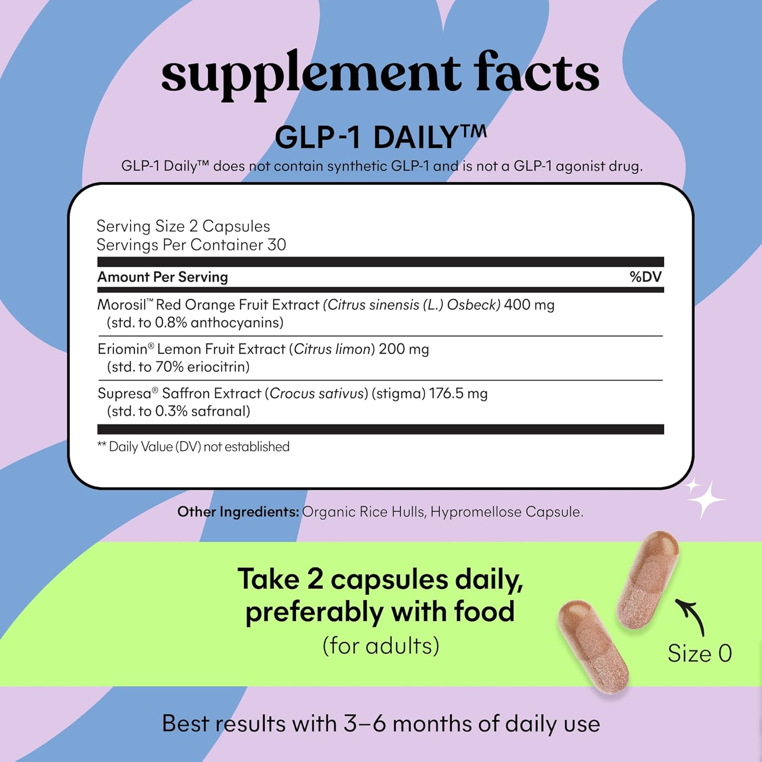 Lemme GLP-1 Daily, Reduce Hunger & Cravings, Boost GLP-1 Production, Support Fat Loss and Weight Management with Clinically Studied Ingredients, 1 Month Supply (60 Capsules) - Image 6