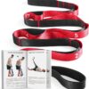 Trideer Stretching Strap for Physical Therapy, Non-Elastic Yoga Strap with 10 Loops, Durable Nylon Stretch Bands for Exercise, Pilates, Gymnastics, Leg Stretcher with Training Manual and Poster - Image 2