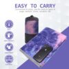 Eunzel Yoga Towel,Hot Yoga Mat Towel with Grip Dots Sweat Absorbent Non-Slip for Hot Yoga, Pilates and Workout 24" x72", Purple & Blue - Image 4