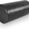 ProsourceFit High Density Foam Rollers 12 - inches long, Firm Full Body Athletic Massage Tool for Back Stretching, Yoga, Pilates, Post Workout Muscle Recuperation, Black - Image 2