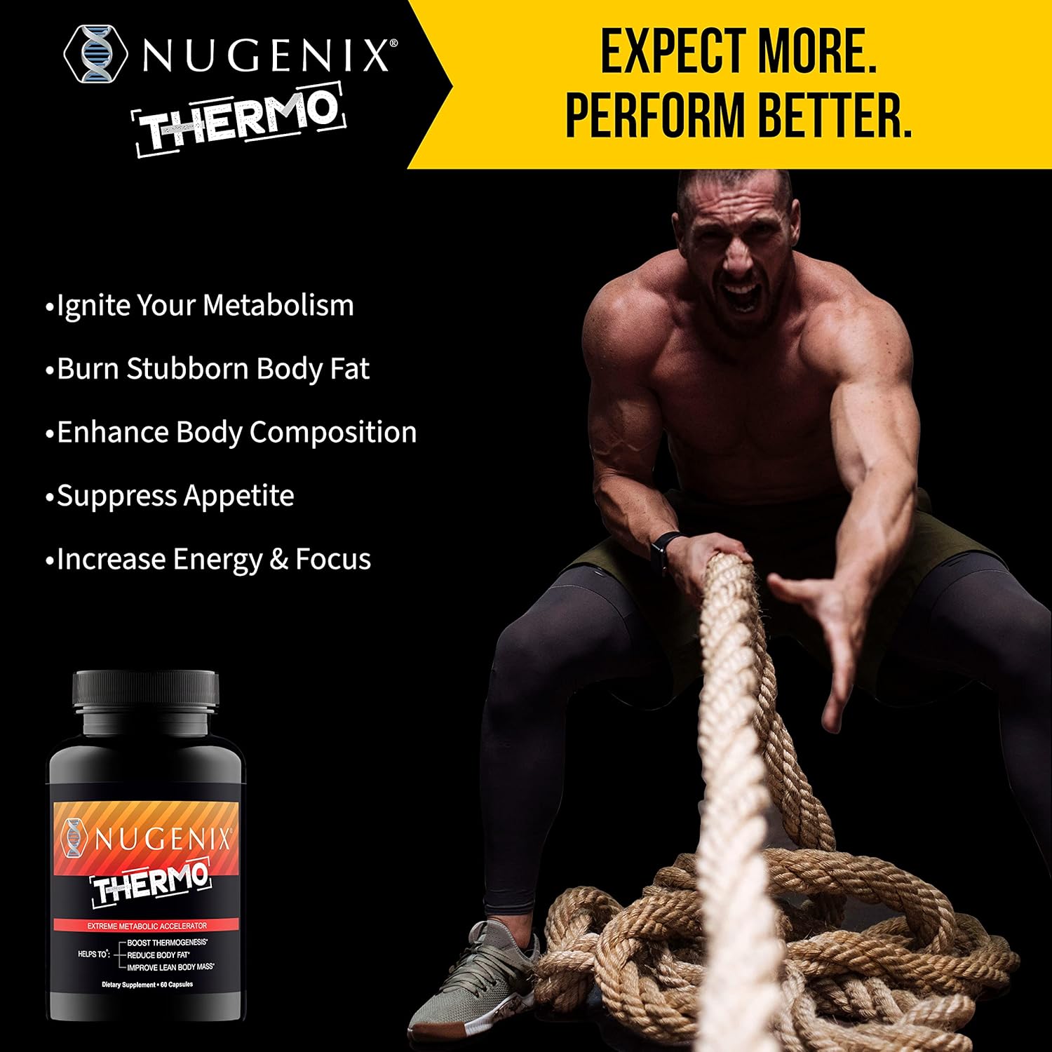 Nugenix Thermo - Thermogenic Fat Burner Supplement Pills for Men, Extreme Metabolic Accelerator, 42 Count - Image 7