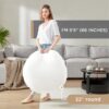 Codi Round Floor Pillow Insert, Large Thick Meditation Cushion, 32 Inch Circular Seating Cushions, Memory Foam Added, Advanced - Image 5