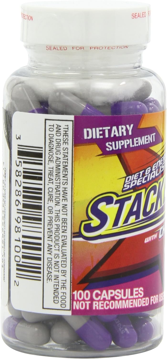 Stacker 3 Metabolizing Fat Burner with Chitosan, Capsules, 100Count Bottle - Image 7