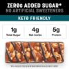 KIND ZERO Added Sugar Bars Variety Pack, Dark Chocolate Nuts & Sea Salt, Caramel Almond & Sea Salt, Peanut Butter Dark Chocolate, Keto Friendly Snacks, Variety Pack, 6.2oz Box, 15 Bars - Image 4