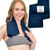 Tatago Hot Yoga Sweat Towel & Hand Towel - Soft & Absorbent, Quick Drying Microfiber, Non Slip for XL Yoga Mat or Gym, Travel Towel 2-Pack - Image 2