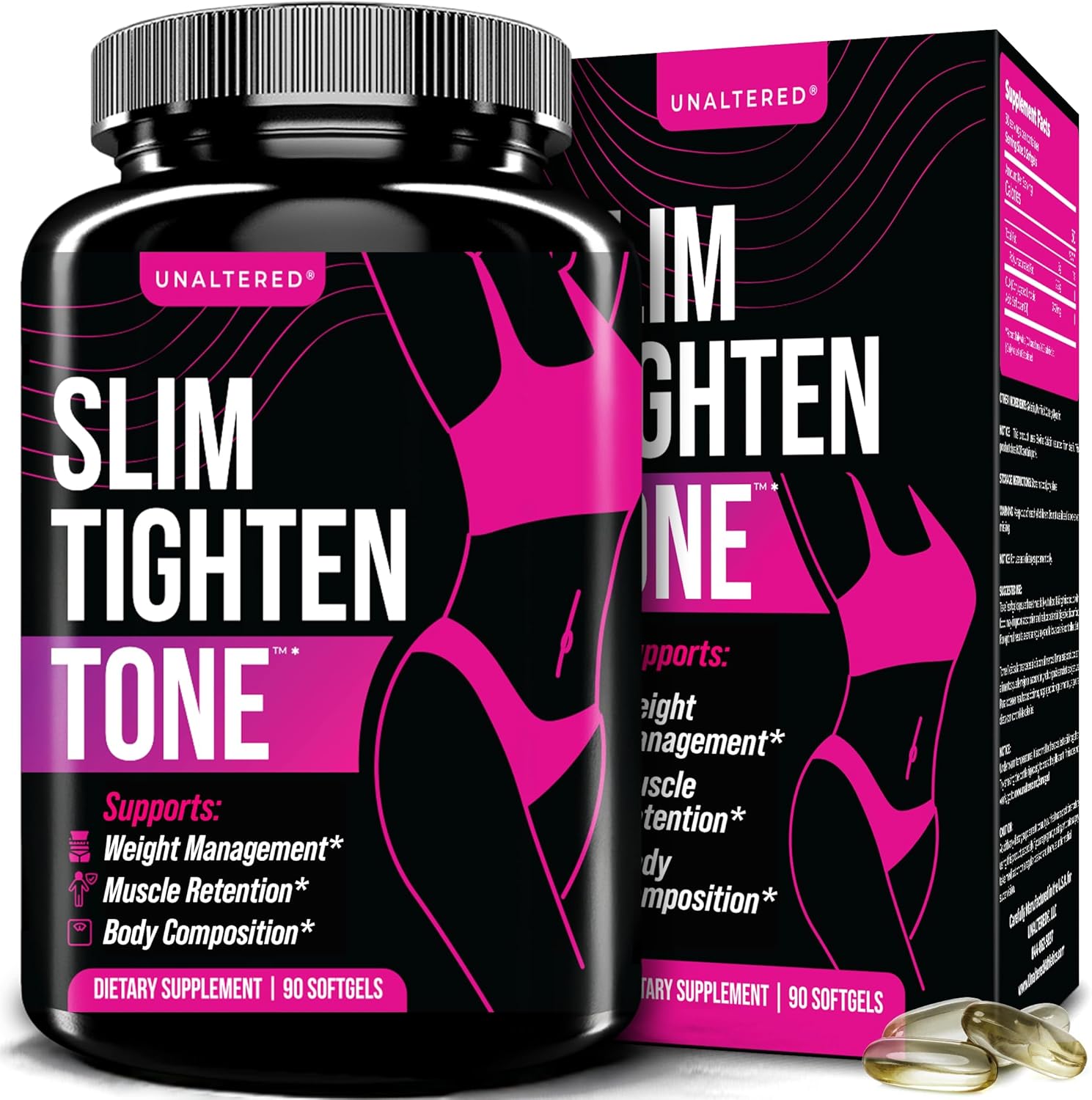 UNALTERED Belly Fat Burner for Women - Slim Waist, Lose Stomach Fat, Reduce Bloating - Natural Weight Loss Pills, Appetite Suppressant, & Metabolism Booster - 90 Capsules - Image 2