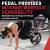Lifeline Power Wheel for Full Body Functional Fitness - Strengthen Abs, Core, Lower & Upper Body with Foot Straps - Image 6