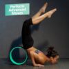 URBNFit Yoga Wheel - 12-Inch Roller Designed for Stretching & Flexibility to Help Back Aches & Tension - Made w/Durable Materials & Soft Foam Padding, Yoga Strap Included - Image 7