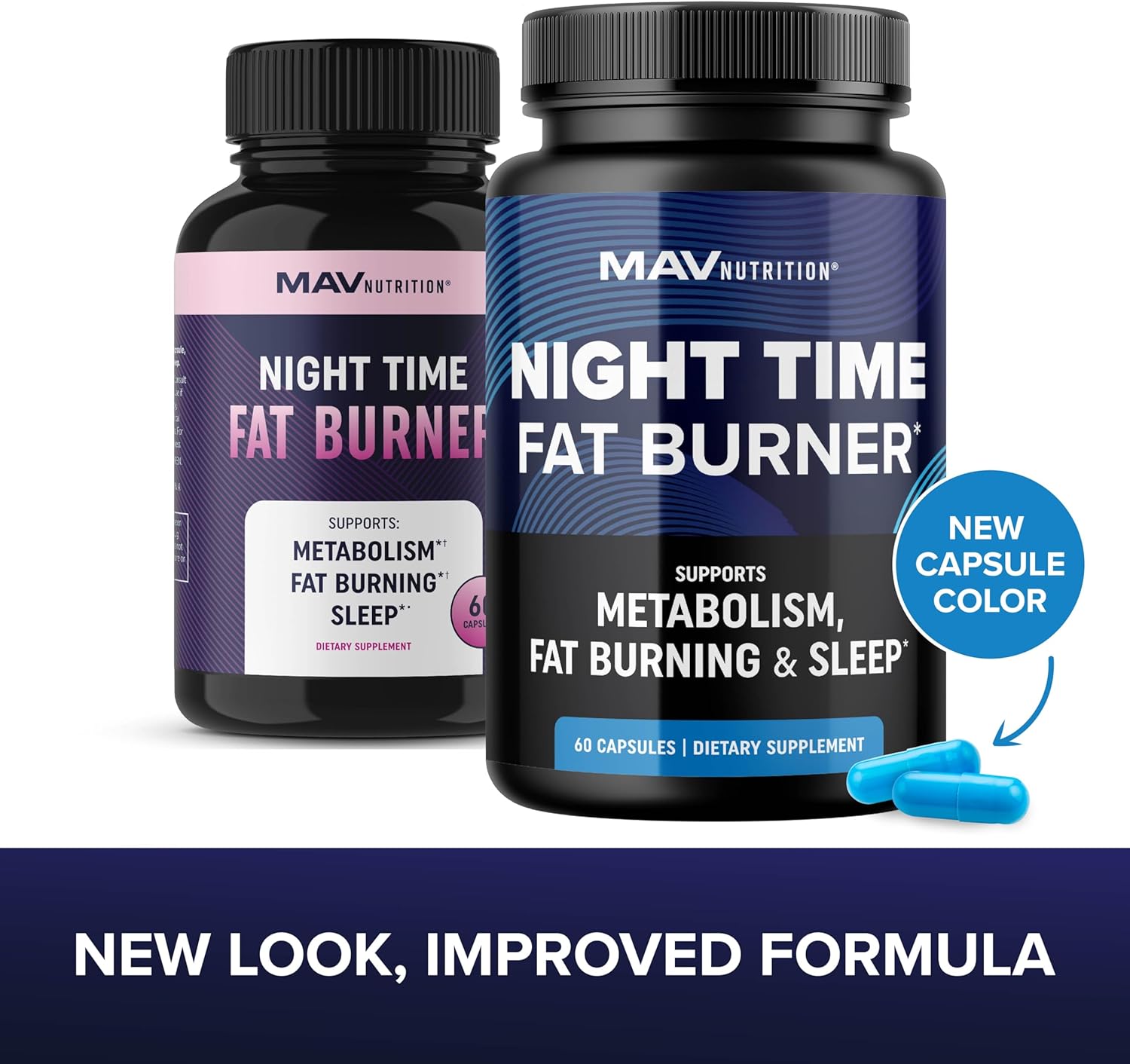 Night Time Fat Burner for Weight Loss Support & Sleep Aid | Appetite Suppressant, Carb Blocker, Overnight Metabolism Booster for Stomach Fat Burner & Night Shred with Melatonin | Non-GMO, Vegan 60ct - Image 6