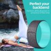 Yoga Wheel Back Wheel for Back Pain, Stretches and Strengthens Core Muscles, Relieves Strain to Muscles and Ligaments, 13 x 5 Inch - Image 6