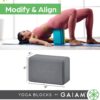 Gaiam Yoga Block - Supportive Latex-Free Eva Foam - Soft Non-Slip Surface with Beveled Edges for Yoga, Pilates, Meditation - Yoga Accessories for Stability, Balance, Deepen Stretches - Image 8