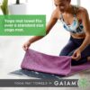 Gaiam Yoga Mat Towel Microfiber Mat-Sized Yoga Towel for Hot Yoga - Image 3