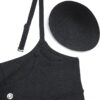 CRZ YOGA Womens Butterluxe Adjustable Spaghetti Strap Sports Bra - Scoop Neck Wireless Padded Yoga Workout Crop Top Black Small - Image 7