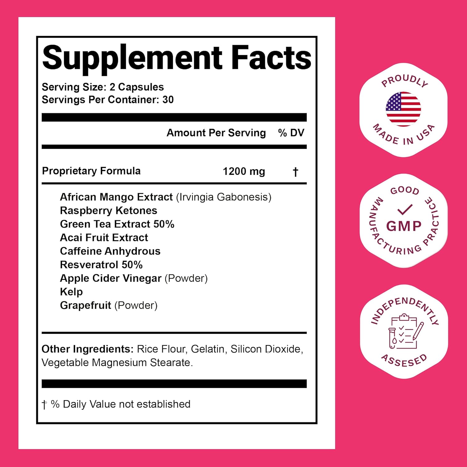 Phenelite Fat Burner for Women - Weight Loss Support and Diet Pills for Helping Reduce Belly Fat - Supplement Made of Raspberry Ketones and Premier Plant Extracts - Appetite Suppressant, Vegan - Image 3