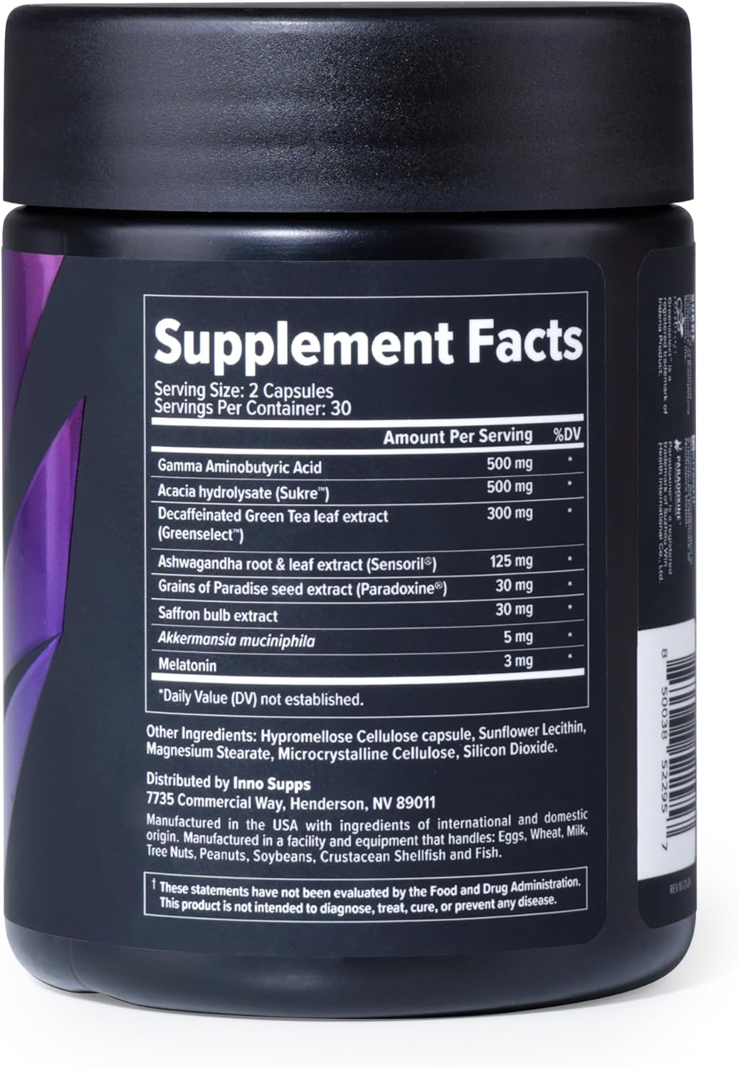 InnoSupps Night Shred™ GLP-1 | Nighttime Fat-Burner + Sleep Support | Appetite, Metabolism & Stress Support | Akkermansia + Ashwagandha | 60 Capsules. 30 Servings. - Image 7