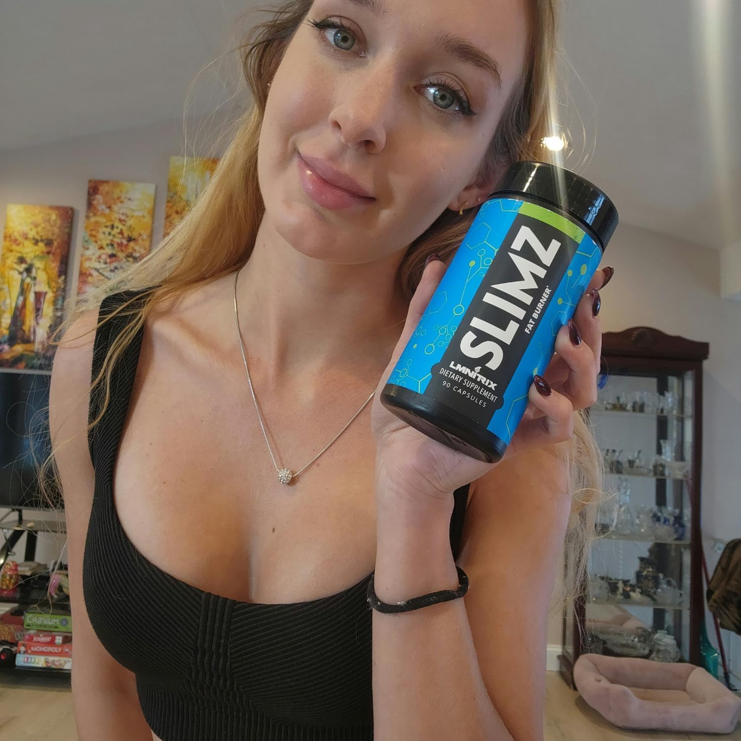 SLIMZ Fat Burner & Mood Enhancer - Diet Pills That Work - Weight Loss Supplement - Lose Weight, Get Rid of Stress and Take Control of Your Wellness Journey - 90 Capsules - Image 3