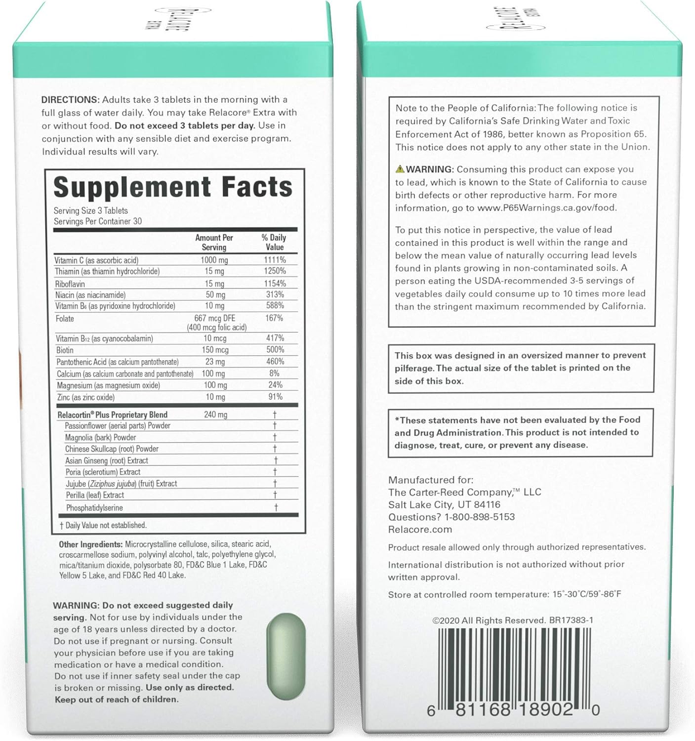 Extra Maximum Strength 90 Count - Stress Relief Supplements - Lower Cortisol for Women - Cortisol Manager, 30 Servings - Image 4