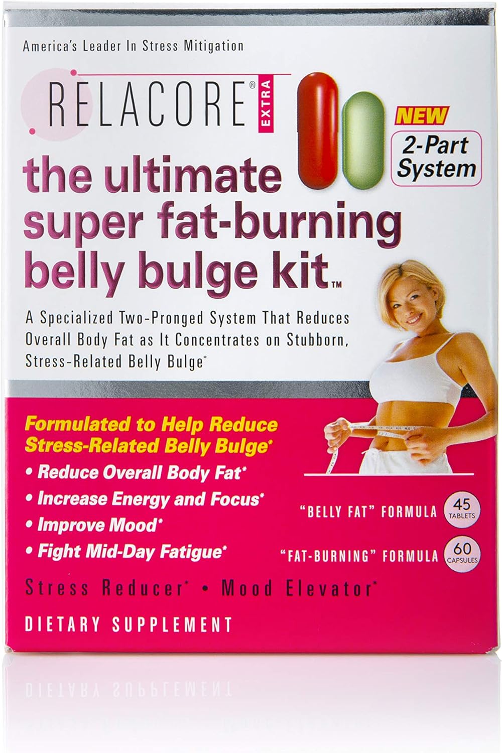 Ultimate Super Fat-Burning Belly Bulge Kit - Specialized Two-Pronged Weight-Loss System - Stress Relief and Fat Burning Supplements, 15 Day-Supply - Image 2