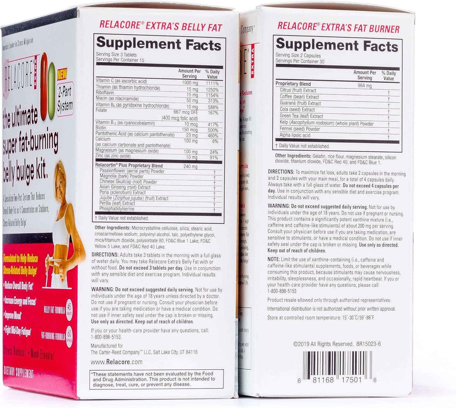 Ultimate Super Fat-Burning Belly Bulge Kit - Specialized Two-Pronged Weight-Loss System - Stress Relief and Fat Burning Supplements, 15 Day-Supply - Image 7