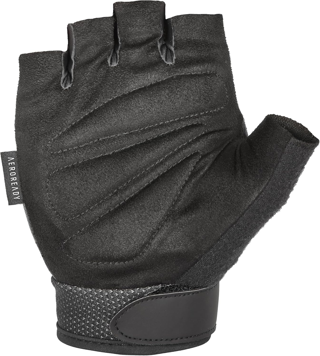 adidas Essential Weightlifting Gloves, Adjustable Fingerless Workout Gloves - Image 3